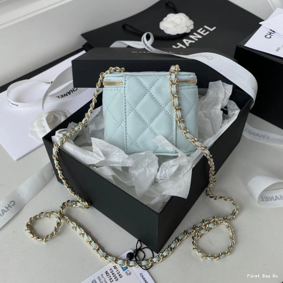 First Bag Ru SMALL CHANEL CHAIN VANITY WITH 0815